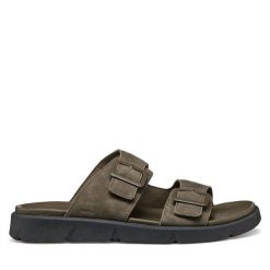 Klapki Geox. Brązowe klapki Geox. Za 309.99 zł.