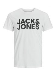 Jack & Jones Koszulka w kolorze białym rozmiar: XL. Białe bezrękawniki Jack & Jones, xl, bez wzorów, z bawełny, bez kołnierzyka, bez ramiączek. Za 35.35 zł.