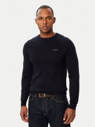 Guess Sweter M6BR13 Z1361 Granatowy Regular Fit. Niebieskie swetry rozpinane Guess, m, z aplikacjami, z syntetyku, bez kołnierzyka, bez ramiączek. Za 434.99 zł.