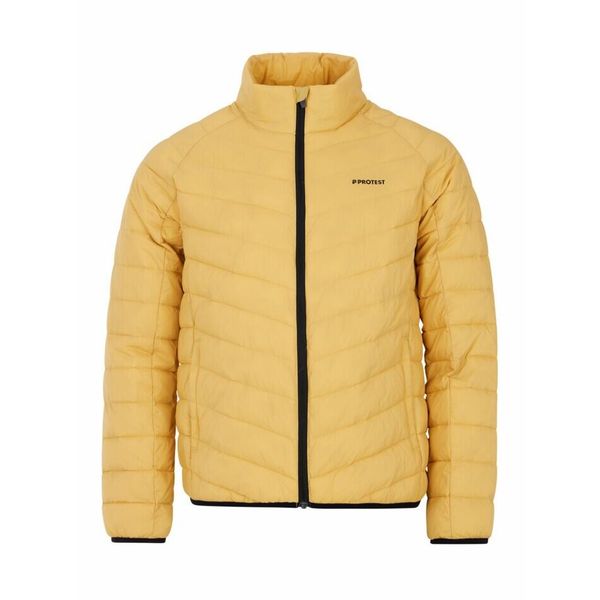 Kurtka puchowa Protest Prtshaffer. Żółte kurtki Protest, na zimę, bez wzorów, z puchu, bez kaptura. Za 420.50 zł.