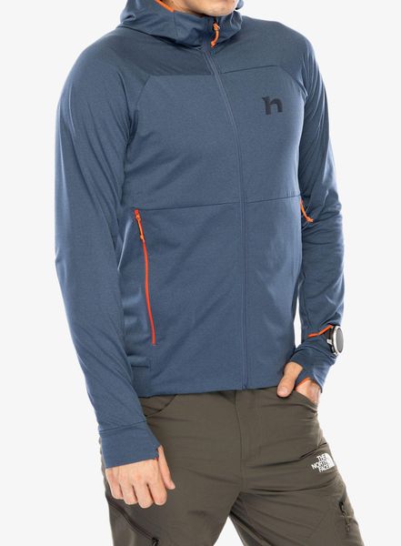 Bluza z kapturem męska Hannah Ethan Hoody. Niebieskie bluzy z kapturem Hannah, m, bez wzorów, z poliesteru, z kapturem. Za 229.89 zł.
