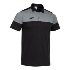 Polo Joma Crew V. Czarne koszulki polo Joma, m, bez wzorów, bez kołnierzyka, bez ramiączek. W wyprzedaży za 134.90 zł.