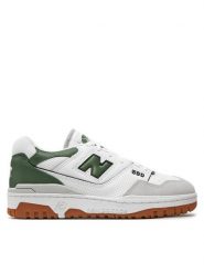 New Balance Sneakersy BB550ESB Biały. Białe buty sportowe casual New Balance, bez wzorów, z materiału, bez zapięcia. Za 389.99 zł.