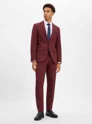 Finshley & Harding London Garnitur Mężczyźni Slim Fit czerwony, 52. Czerwone garnitury Finshley & Harding London, do pracy, m, bez wzorów. Za 1,099.95 zł.