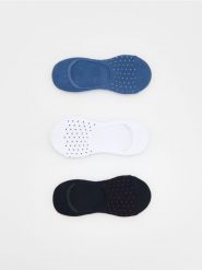 3 pack skarpet stopek - granatowy. Niebieskie skarpety Reserved, bez wzorów. Za 39.99 zł.