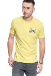 T-SHIRT MĘSKI LEE JEANS TEE SUNBURST L65LFENN 112116081. T-shirty Lee, l, bez wzorów, z jeansu, bez kołnierzyka, bez ramiączek. Za 69.99 zł.