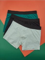 Bokserki 3 pack - zielony. Zielone bokserki Sinsay, l, bez wzorów. Za 25.99 zł.