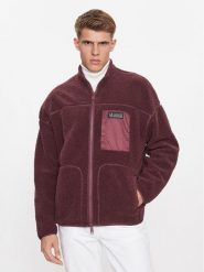 Armani Exchange Polar 6RZMJD ZJDLZ 14AU Bordowy Regular Fit. Czerwone bluzy z polaru Armani Exchange, m, bez wzorów, z polaru, bez kaptura. Za 529.99 zł.