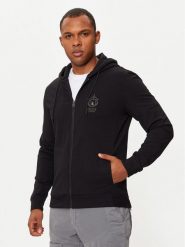 Aeronautica Militare Bluza 242FE1974F459 Czarny Regular Fit. Czarne bluzy Aeronautica Militare, m, bez wzorów, z bawełny, bez kaptura. Za 419.99 zł.