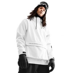 Męska kurtka snowboardowa Sporty zimowe Siroko W3 Antarctica. Białe kurtki SIROKO, na zimę, l, bez wzorów, z softshellu, bez kaptura. W wyprzedaży za 341.00 zł.