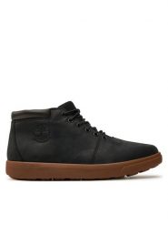 Timberland Trzewiki TB1A2DSN0011 Czarny. Czarne botki sznurowane Timberland, bez wzorów, z nubiku, bez obcasa, bez zapięcia. Za 519.99 zł.