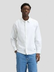 MESKA KOSZULA LEE WORKWEAR BUTTON DOWN BRIGHT WHITE 112376595. Białe koszule Lee, s, bez wzorów, bez kołnierzyka, bez ramiączek. Za 139.99 zł.
