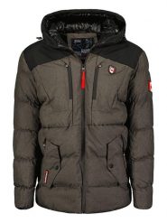 Canadian Peak Kurtka zimowa "Cashblendeak" w kolorze antracytowo-czarnym rozmiar: 3XL. Czarne kurtki Canadian Peak, na zimę, xl, z aplikacjami, bez kaptura. Za 289.20 zł.