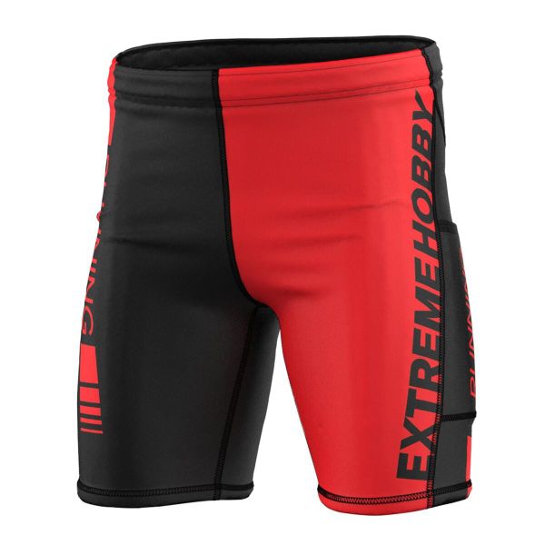 Legginsy krótkie do biegania męskie EXTREME HOBBY 1/3 DRAFT. Czerwone legginsy długie sportowe EXTREME HOBBY, m, bez wzorów, z dzianiny, do biegania. Za 169.00 zł.
