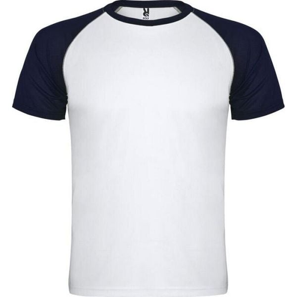 Koszulka Sportowa Z Krótkim Rękawem Unisex Dla Dorosłych Indianapolis. Niebieskie t-shirty sportowe ROLY, bez wzorów, bez ramiączek, trekkingowe. Za 35.99 zł.