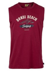 Roadsign Top w kolorze bordowym rozmiar: L. Czerwone bezrękawniki Roadsign, l, bez wzorów, z bawełny, bez kołnierzyka, bez ramiączek. Za 30.99 zł.