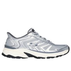Sneakersy Skechers Stamina Sport. Szare buty sportowe casual Skechers, bez wzorów, bez zapięcia. W wyprzedaży za 324.00 zł.
