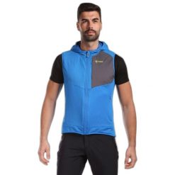 Kamizelka Kilpi Lenia. Niebieskie kamizelki sportowe Kilpi, m, bez wzorów, bez kaptura, trekkingowe. Za 256.81 zł.