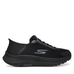 Buty do biegania Skechers. Czarne buty do biegania Skechers, bez wzorów, bez zapięcia, do biegania. Za 269.99 zł.