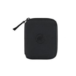 Portfel Mammut Seon Zip Wallet - black. Czarne portfele Mammut, bez wzorów. Za 189.99 zł.