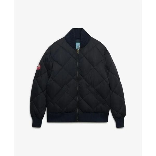 Kurtka puchowa Superdry Diamond. Zielone kurtki Superdry, l, bez wzorów, z puchu, z kapturem. Za 630.50 zł.