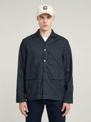 G-Star Kurtka koszulowa w kolorze granatowym rozmiar: L. Niebieskie kurtki G-Star, l, bez wzorów, bez kaptura. Za 295.99 zł.