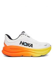 Hoka Buty do biegania Bondi 9 M 1162011 Biały. Białe buty do biegania HOKA, bez wzorów, z materiału, bez zapięcia, do biegania. Za 799.99 zł.