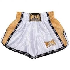 Szorty Metal Boxe Thai/Kick Extrem. Białe szorty METAL BOXE, bez wzorów, sportowe. Za 144.50 zł.