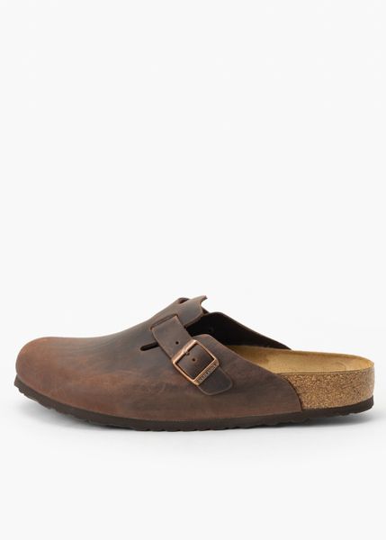 BIRKENSTOCK BOSTON Klapki męskie. Brązowe klapki Birkenstock. Za 569.99 zł.