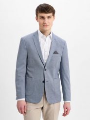 Finshley & Harding kurtka casualowa - Maarten Mężczyźni Modern Fit niebieski, 102. Niebieskie kurtki Finshley & Harding, m, bez wzorów, bez kaptura. Za 699.95 zł.