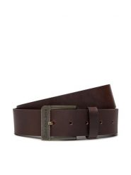 Calvin Klein Jeans Pasek Męski J 4Cm Ckj Belt K50K510065 Brązowy. Brązowe paski Calvin Klein Jeans, bez wzorów, z jeansu. Za 229.99 zł.