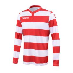 Dżersej z długim rękawem Macron kepler. Białe bluzki z długim rękawem Macron, bez wzorów, z dżerseju, bez kołnierzyka, bez ramiączek. Za 220.50 zł.