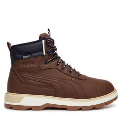 Trapery Puma. Brązowe trapery Puma, bez zapięcia. Za 499.99 zł.