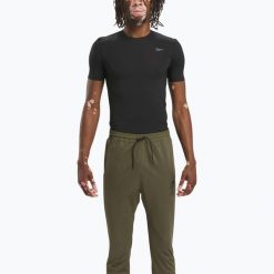 Koszulka męska Reebok Compression Tee. Czarne bielizna termoaktywna Reebok, m, bez wzorów, bez ramiączek. Za 99.99 zł.