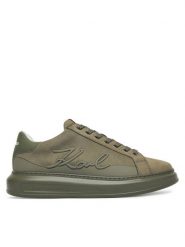 KARL LAGERFELD Sneakersy Kapri KL52542F Khaki. Brązowe buty sportowe casual KARL LAGERFELD, bez wzorów, z nubiku, bez zapięcia. Za 969.99 zł.