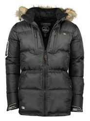 Geographical Norway Kurtka zimowa "Danone" w kolorze czarnym rozmiar: XXL. Czarne kurtki Geographical Norway, na zimę, xxl, bez wzorów, bez kaptura. Za 238.84 zł.