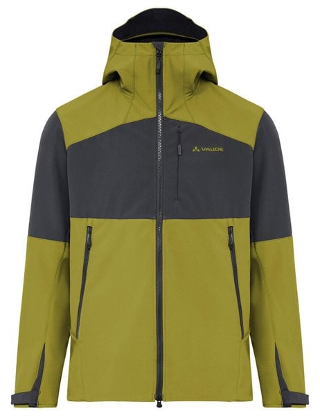 Kurtka softshellowa M Roccia Softshell Jacket. Zielone kurtki Vaude, m, bez wzorów, z materiału, z kapturem. Za 847.80 zł.