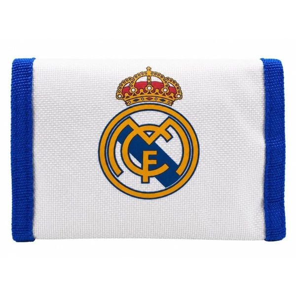 Real Madryt portfel wallet biały. Białe portfele REAL MADRID, bez wzorów, z materiału. Za 56.64 zł.