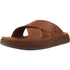 Sandały TIMBERLAND TB0A2M17EM61 Brązowy. Brązowe sandały Timberland, ze skóry, bez zapięcia. Za 390.99 zł.