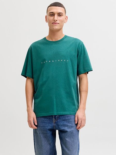 Jack & Jones Koszulka "Star" w kolorze turkusowym rozmiar: XL. Niebieskie bezrękawniki Jack & Jones, xl, bez wzorów, z bawełny, bez kołnierzyka, bez ramiączek. Za 65.85 zł.