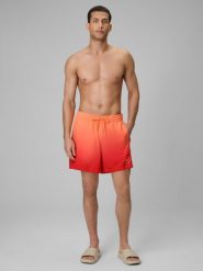 4F Spodenki plażowe boardshorty męskie - pomarańczowe L. Brązowe szorty 4F, l, bez wzorów, z materiału. Za 99.99 zł.