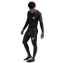 Legginsy Benlee Abington PU. Czarne legginsy długie sportowe Benlee, bez wzorów, na jogę i pilates. Za 210.00 zł.