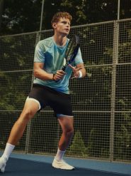 4F Spodenki tenisowe 2w1 szybkoschnące męskie - czarne XL. Czarne krótkie spodenki sportowe 4F, m, bez wzorów, z materiału. Za 169.99 zł.