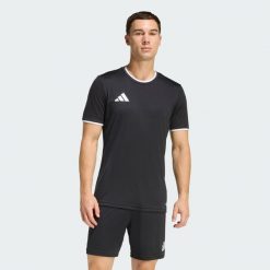 Koszulka Entrada26. Białe t-shirty sportowe Adidas, bez wzorów, bez ramiączek, do piłki nożnej. Za 79.95 zł.