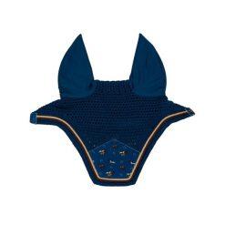 Czapka przeciw insektom dla konia z weluru Kentucky Horsewear Fly Veil Wellingto. Niebieskie czapki zimowe KENTUCKY HORSEWEAR, bez wzorów, z weluru. Za 378.00 zł.