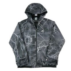 Second life - Kurtka męska Specjalna Edycja Czarna - Stan dobry. Czarne kurtki przeciwdeszczowe Nike, m, bez wzorów, bez kaptura. Za 190.31 zł.