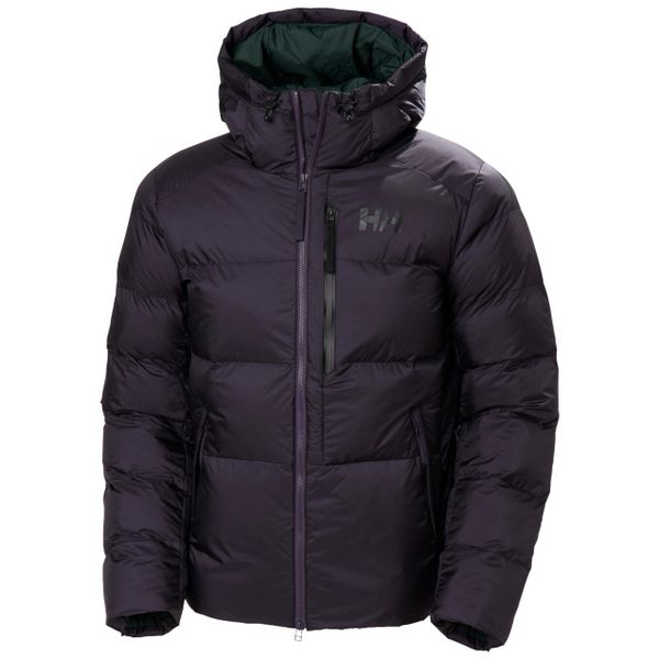 Kurtka z kapturem Helly Hansen Active Winter. Fioletowe kurtki Helly Hansen, bez wzorów, z puchu, z kapturem. Za 1,211.70 zł.
