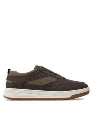 Pierre Cardin Sneakersy 9637 Brązowy. Brązowe buty sportowe casual Pierre Cardin, bez wzorów, ze skóry, bez zapięcia. Za 149.99 zł.