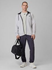 4F Spodnie treningowe szybkoschnące męskie - szare XXL. Szare spodnie treningowe długie 4F, l, bez wzorów, ze skóry. Za 229.99 zł.