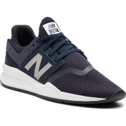 Sneakersy NEW BALANCE - MS247FD Granatowy. Niebieskie buty sportowe casual New Balance, bez wzorów, z materiału, bez zapięcia. W wyprzedaży za 239.00 zł.